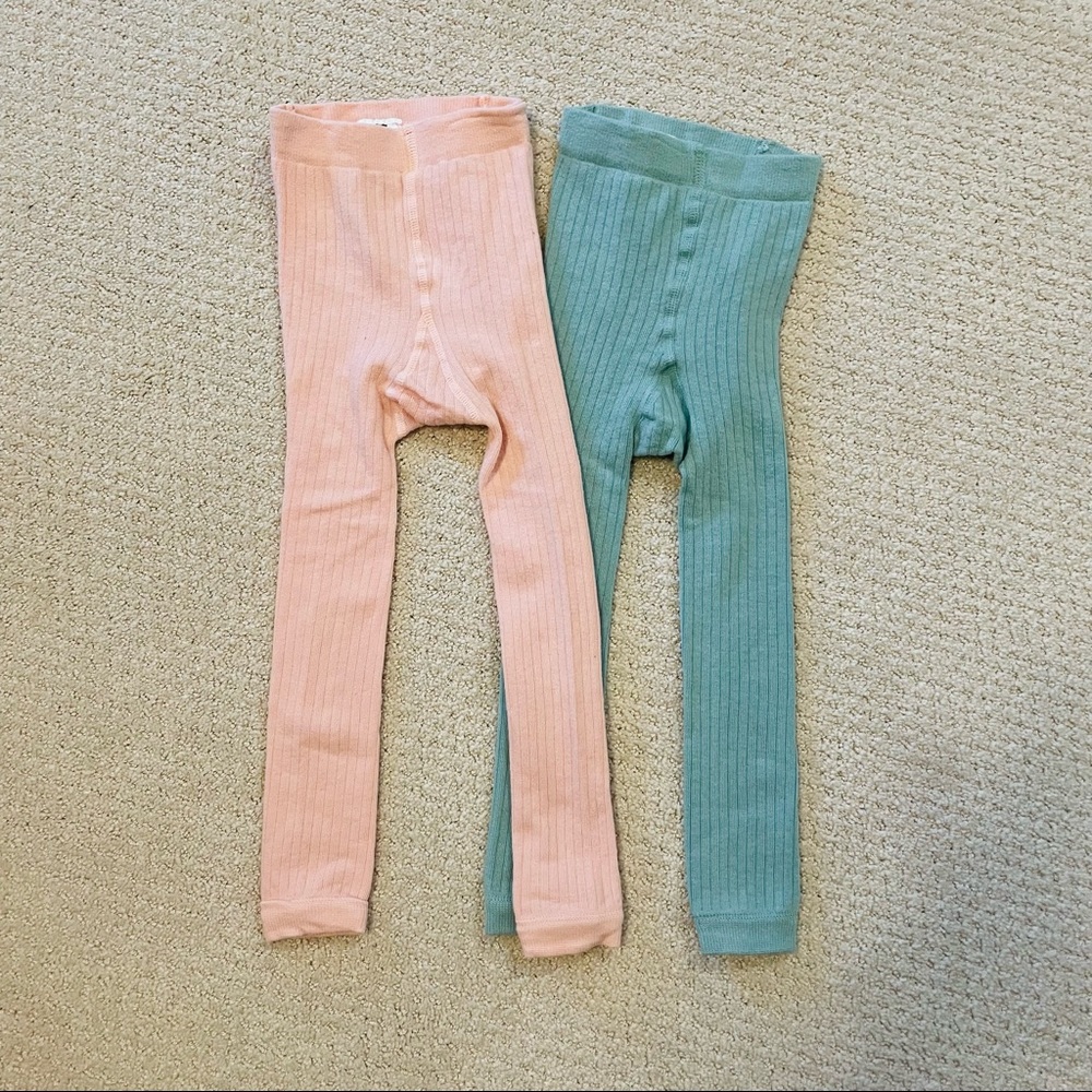 Two Pairs H&M Footless Tights/Leggings